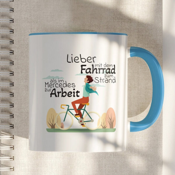 Fahrrad-Tasse-blau-mit-spruch