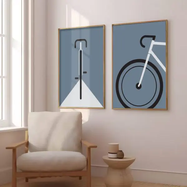 Fahrrad Poster wandbild rennrad4