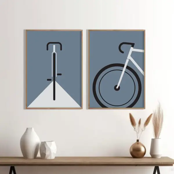 Fahrrad Poster wandbild rennrad6