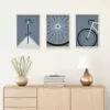 Poster Rennrad Fahrrad 3teilig | Wandbild | moderne Dekoration für Fahrradfans – Bild 16