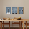 Poster Rennrad Fahrrad 3teilig | Wandbild | moderne Dekoration für Fahrradfans – Bild 11