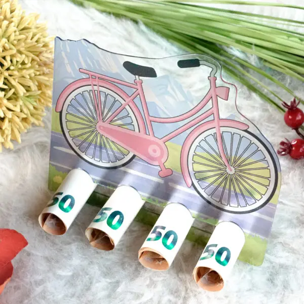 Fahrrad Geldgeschenk - Geld Geschenk Fahrrad - Hollandrad