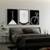 Poster Rennrad Fahrrad 3teilig - 03