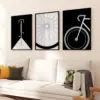 Poster Rennrad Fahrrad 3teilig - 04