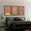 Poster Rennrad Fahrrad 3teilig - 05