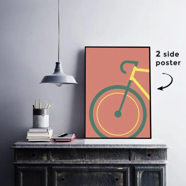 Wandbild Rennrad Doppelseitig - 19