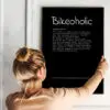 Poster Artwork "Bikeoholic" 2teilig - 07