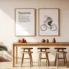 Poster Artwork "Bikeoholic" 2teilig - 09