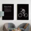 Poster Artwork "Bikeoholic" 2teilig - 15
