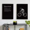 Poster Artwork "Bikeoholic" 2teilig - 16