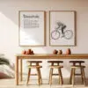 Poster Artwork "Bikeoholic" 2teilig - 17