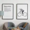 Poster Artwork "Bikeoholic" 2teilig - 19