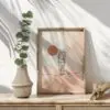 Camping Poster | Wandbild | One-Line Kunstwerk für Camping Fans | Sonne | Wandern – Bild 9
