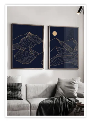 Natur-Poster-'Mountains'-Wandbild-Titelbild