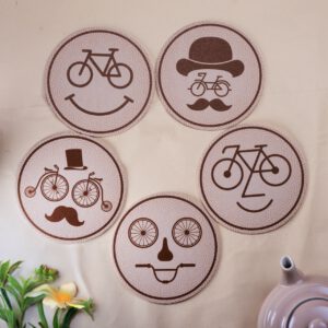 Fahrrad Untersetzer "five friends"