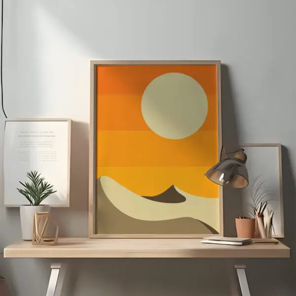 Wandbild_Desert_Sun