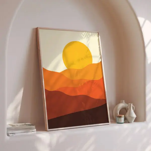 Natur Poster | Poster Artwork "Sonnentanz" für Naturfreunde