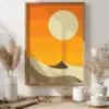 Natur Poster | Poster Artwork "Wüstensonne" für Naturfreunde – Bild 2