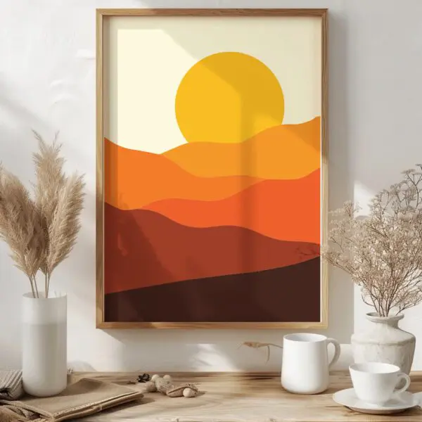 Natur Poster | Poster Artwork "Sonnentanz" für Naturfreunde – Bild 2