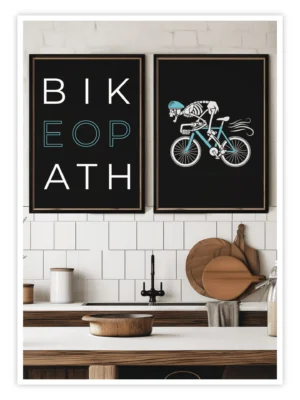 Fahrrad-Poster-Racing-Bones-Wandbild-BICYCLE-titelbild