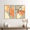 Fahrrad-Poster-WandbildDiptich Bike posters A1-2