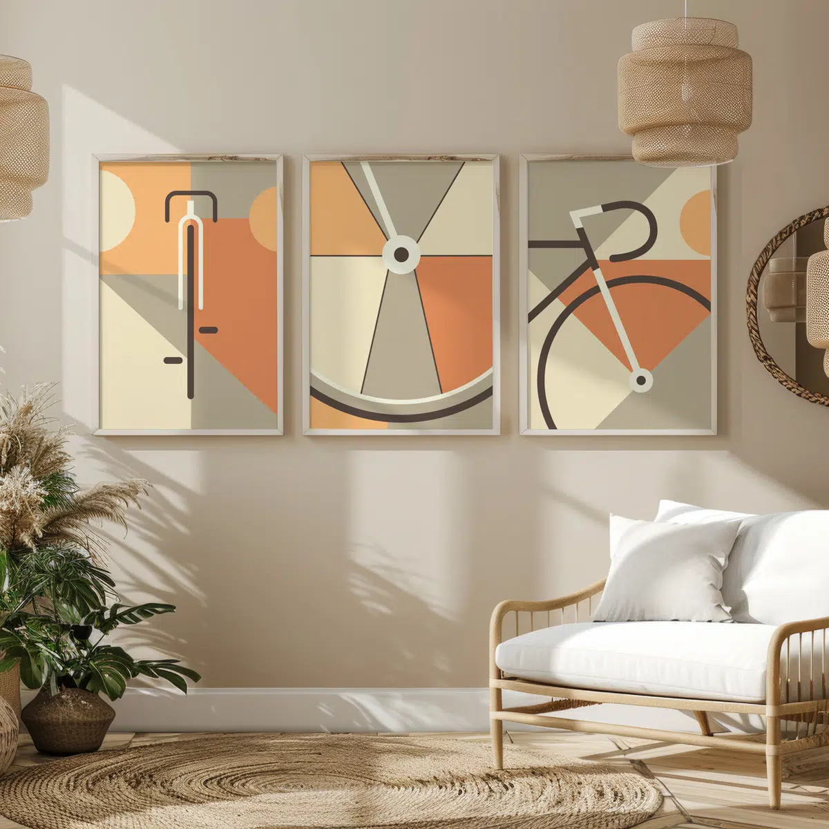 Fahrrad Poster "Velocity Trio" 6 Fahrrad-Poster-„Velocity-Trio“-Wandbild-geschenk-01