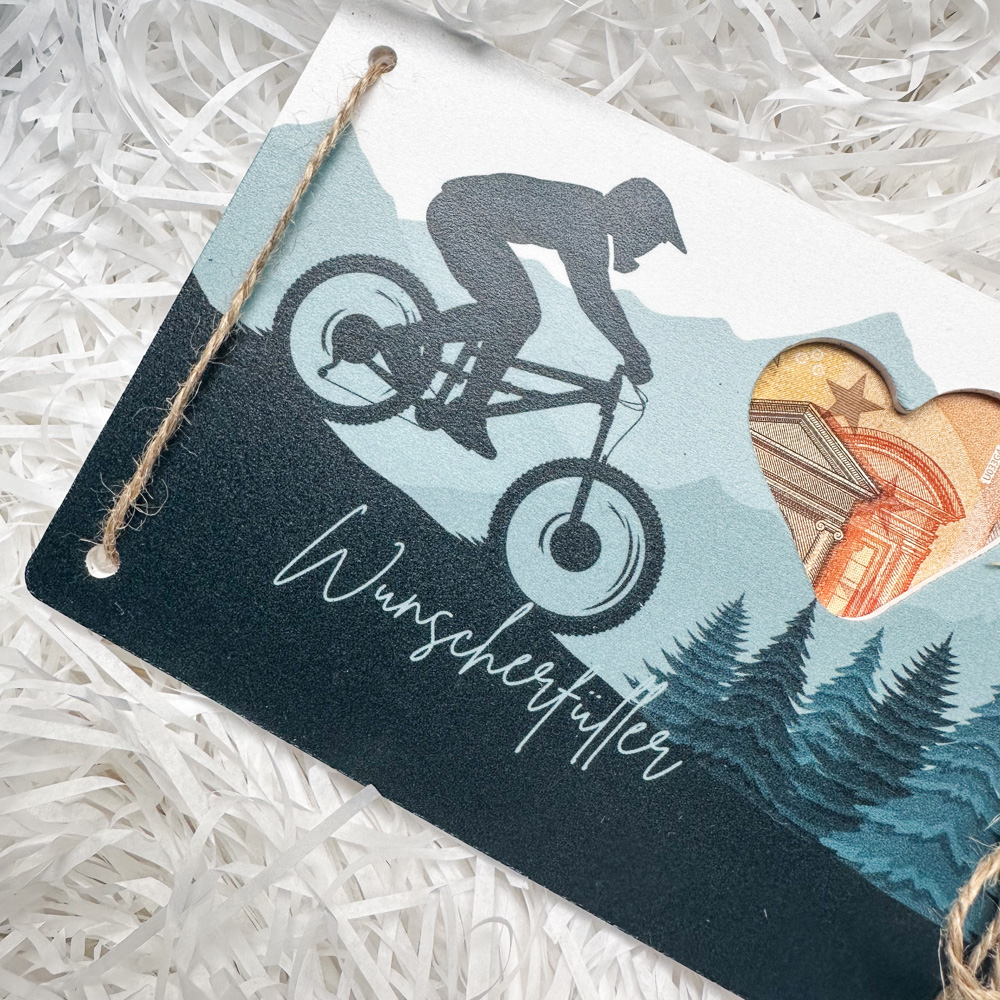 Geldgeschenk Fahrrad "Wunscherfüller Mountainbike" 3 Geldgeschenk Fahrrad "Wunscherfüller Mountainbike" – Bild 3