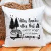 Camping Kissen "Alles Kacke, alles Mist"