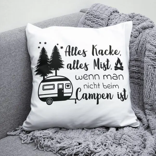 Camping kissen alles kacke alles mist1 2