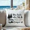 Camping Kissen "Alles Kacke, alles Mist" – Bild 6