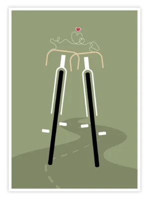 Fahrrad-Poster-Illustration-Wandbild-titelbild
