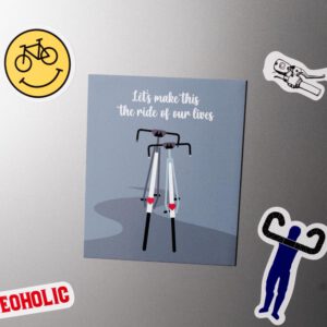 Kühlschrankmagnet "Let's make this the ride of our lives"