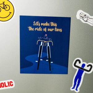 Fahrrad Kühlschrankmagnet für Pärchen