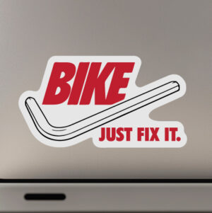 Fahrrad Aufkleber "Just Fix It"