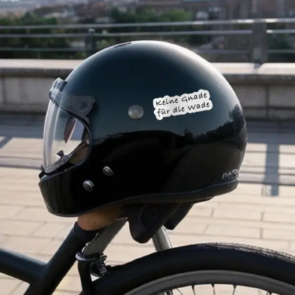 Fahrrad Sticker | Aufkleber "Keine Gnade für die Wade" – Bild 6