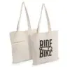 Baumwolltasche Jutebeutel Fahrrad "RIDE A BIKE" – Bild 7