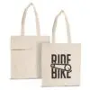 Baumwolltasche Jutebeutel Fahrrad "RIDE A BIKE" – Bild 5