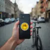 Fahrrad Sticker | Aufkleber "Yellow Bikey" – Bild 7