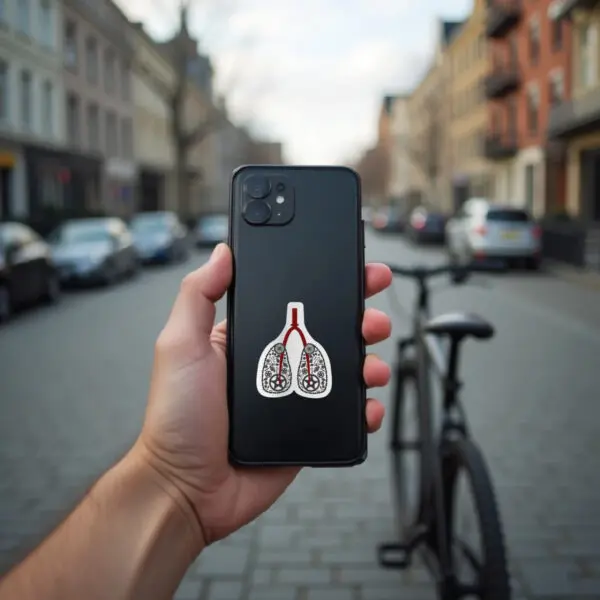 Fahrrad Sticker | Aufkleber "Iron Lungs" – Bild 5