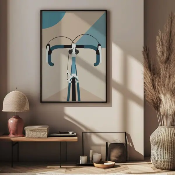 Wandbild Rennrad | Poster | Rennblick | Rennrad Artwork – Bild 3