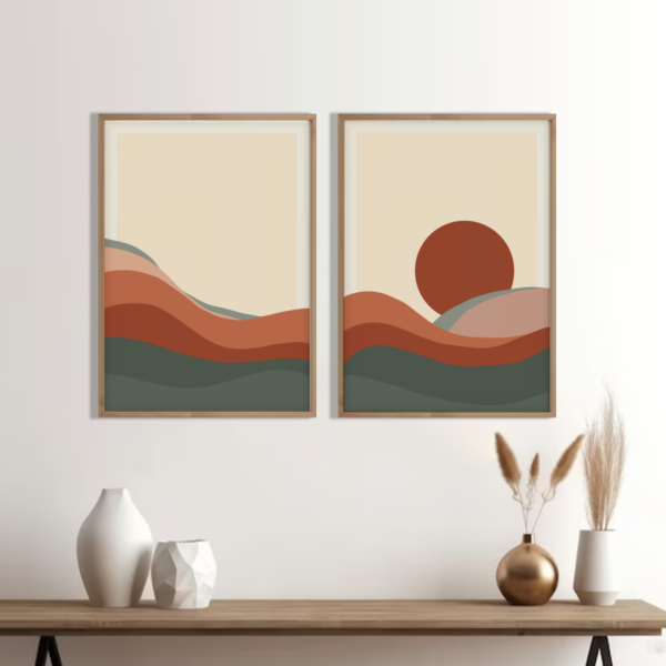 Wander-Poster-Wandbild-wandern-in-den-bergen