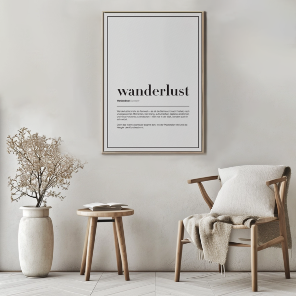 Wanderlust-Wandern-Bild-Poster-Wandbild