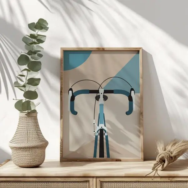 Wandbild Rennrad | Poster | Rennblick | Rennrad Artwork – Bild 7