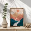 Wandbild Rennrad | Poster | Weitblick | Rennrad Artwork