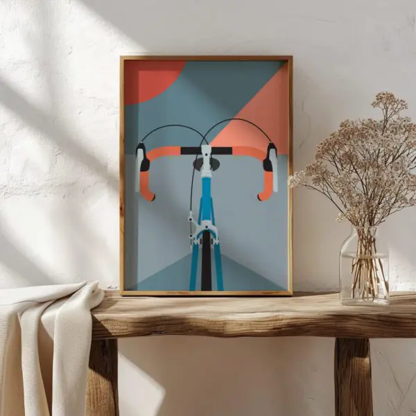 Wandbild Rennrad | Poster | Rennblick | Rennrad Artwork – Bild 8