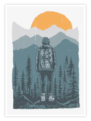 Wandern-Wandbild-'Gipfelruhe'--Titelbild