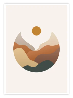 Wandern-Wandbild-„Golden-Peaks“-Titelbild