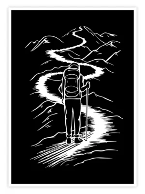 Wandern-Wandbild-„Step-by-Step“-Titelbild