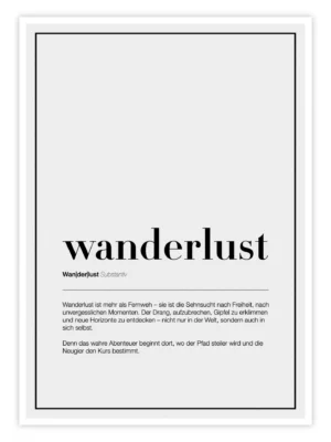 Wandern-Wandbild-„Wanderlust“-Titelbild