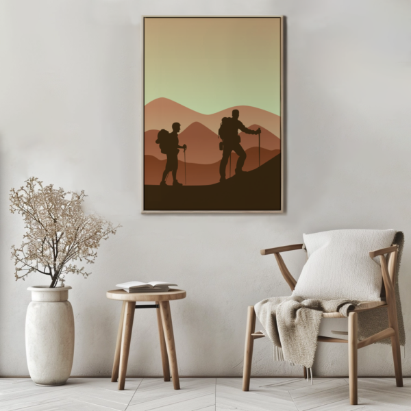 A2 Hiking with armchair 24